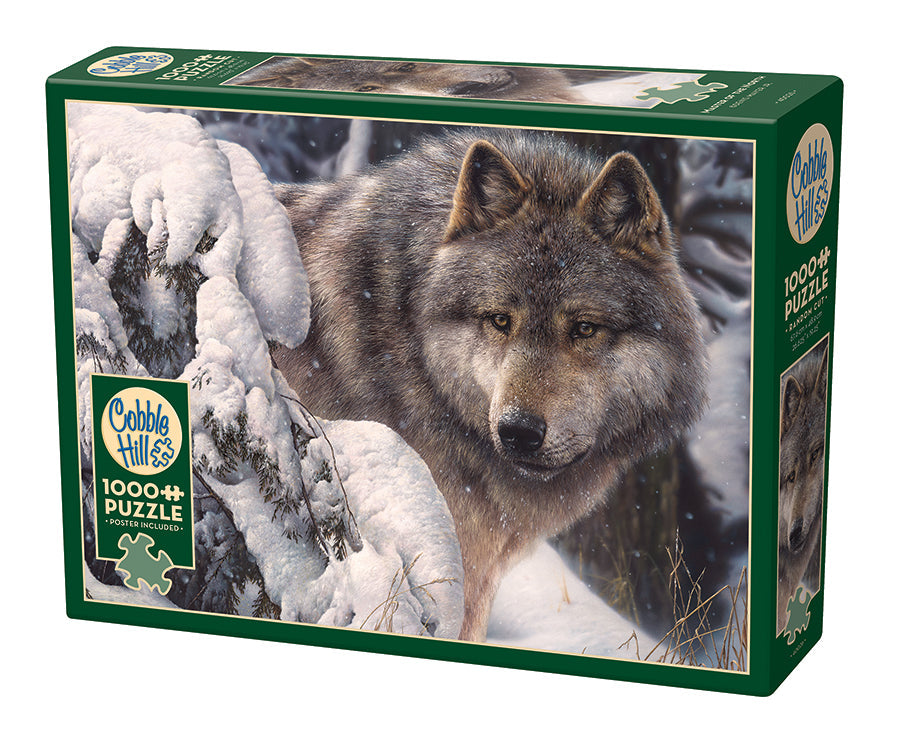 cobble-hill-1000-piece-master-of-the-north-puzzle-wolf image 1