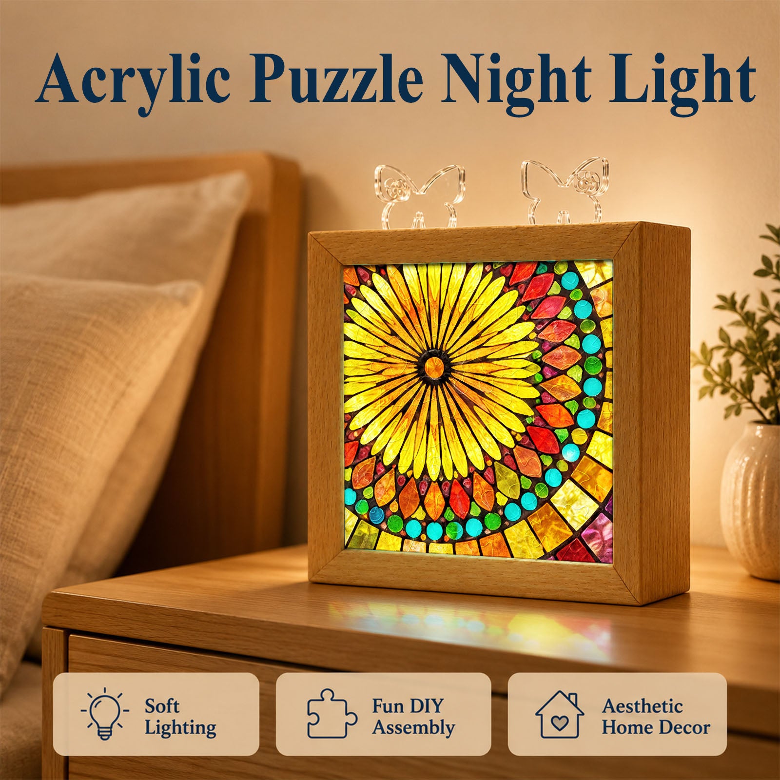 kaayee-night-light-golden-bloom-nachtlicht-holzrahmen-led image 6