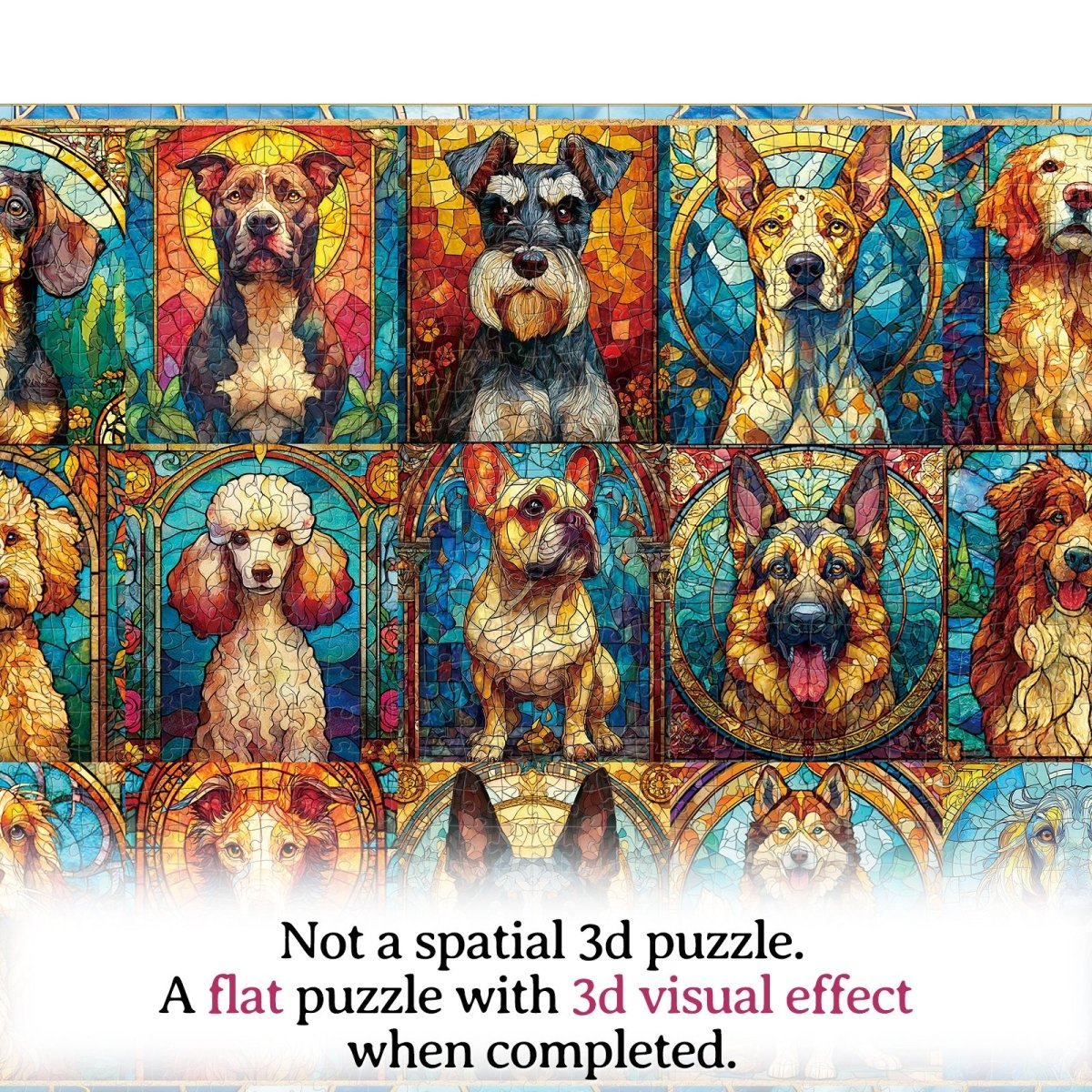 kaayee-cardboard-puzzle-sea-glass-dog-1000-teile-eco image 7