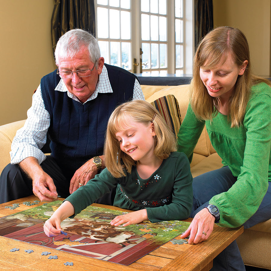 cobble-hill-family-pieces-350-barnyard-babies-puzzle-350-teile-farm image 5