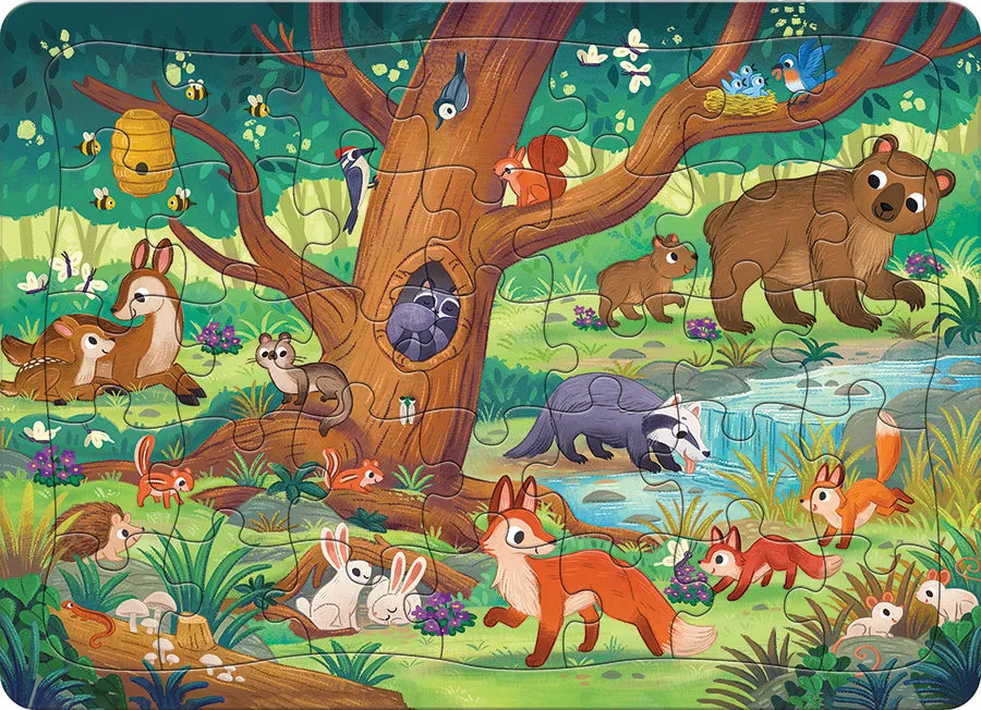 cobble-hill-tray-puzzles-forest-scene-puzzle-35-teile-kinder image 1
