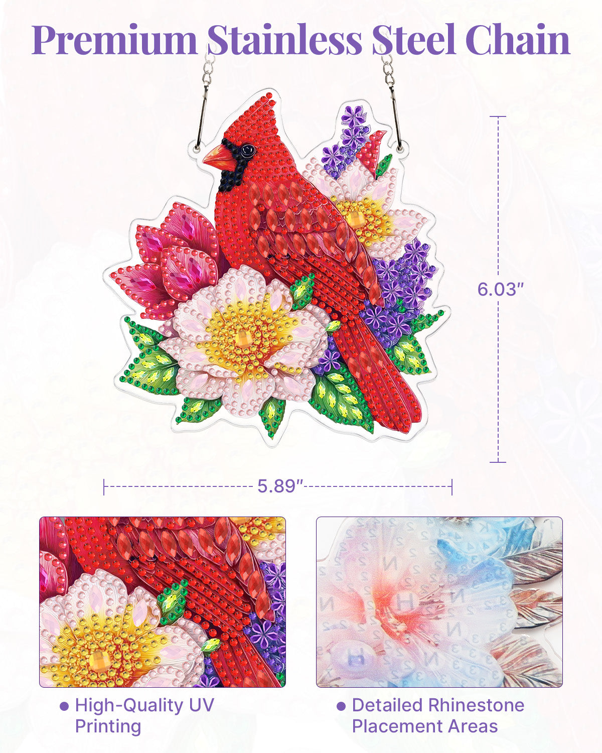 kaayee-cardinal-garden-suncatcher-diamond-art-bastelset-rot image 3
