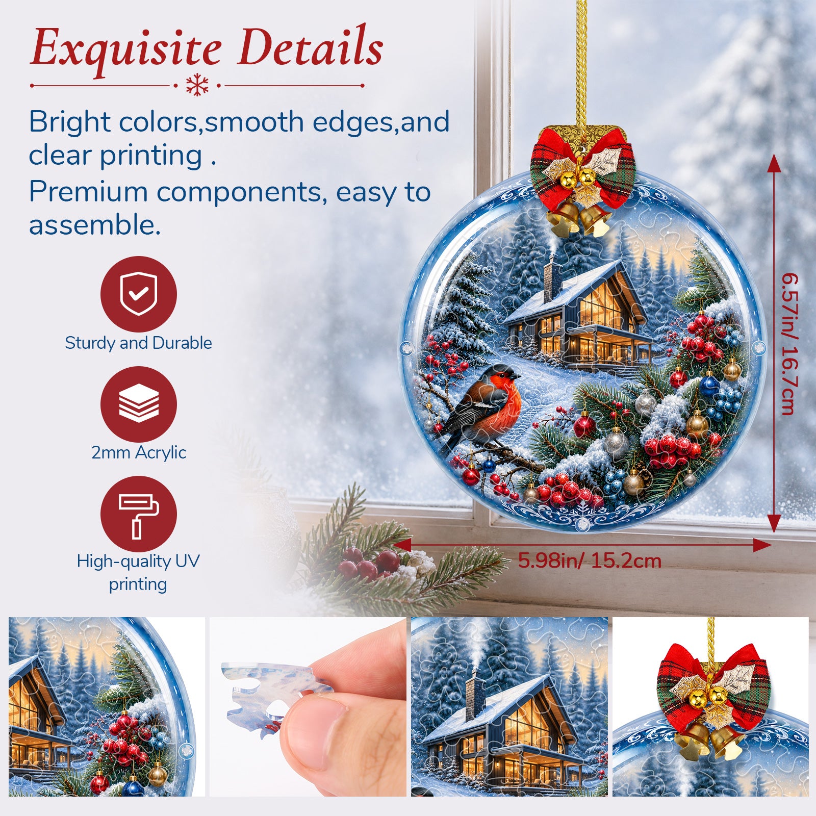 kaayee-cozy-christmas-woodland-suncatcher-puzzle-mini-acryl image 6