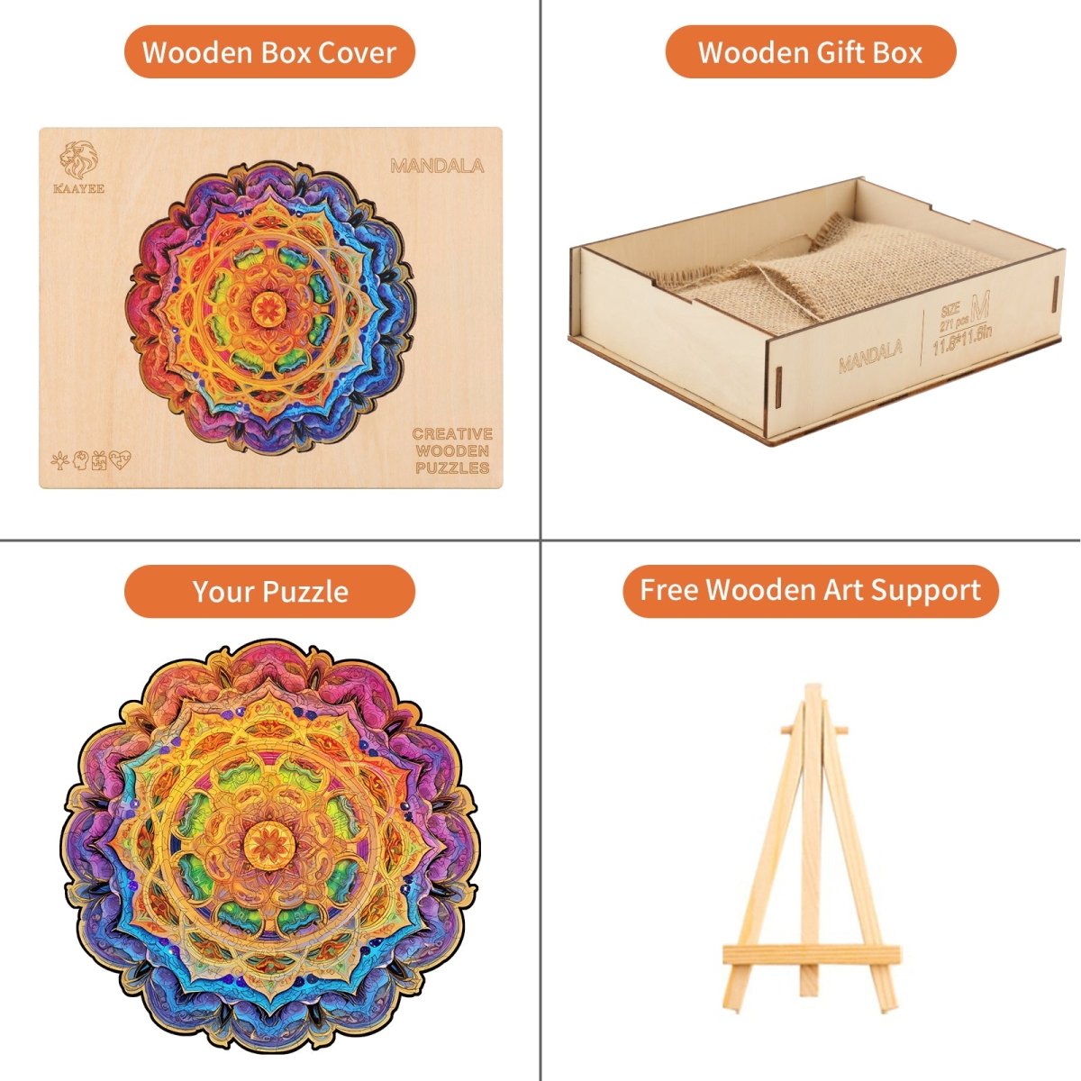 kaayee-wooden-puzzle-mandala-holzpuzzle-m-fan-favorite image 5