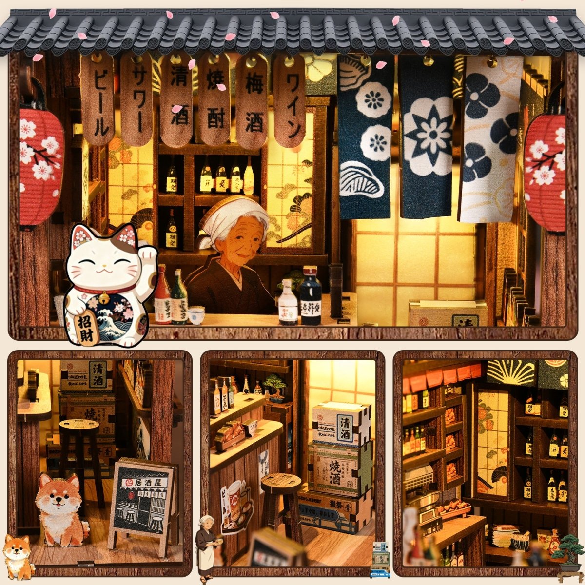 kaayee-miniature-house-mellow-pub-diy-miniaturhaus-holz image 6