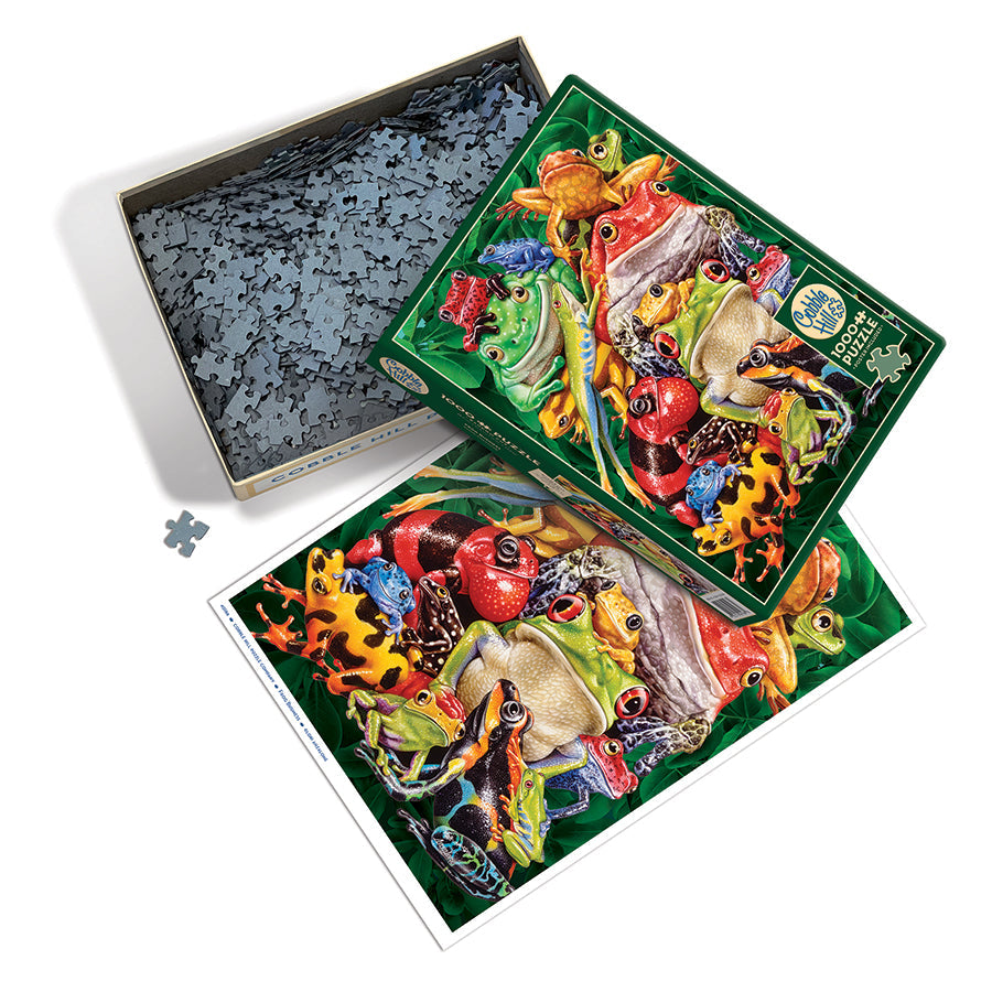 cobble-hill-1000-piece-frog-business-puzzle-1000-teile-frosch image 3