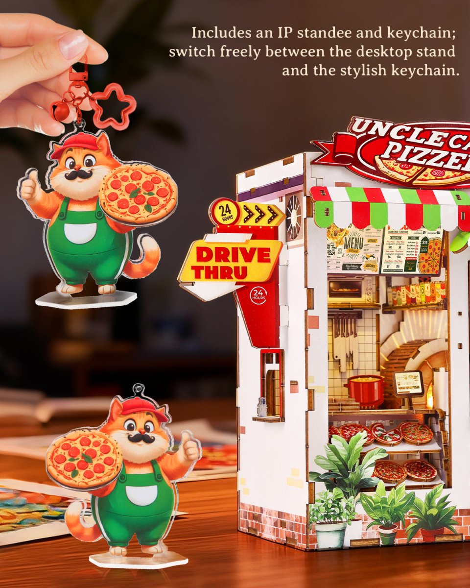 kaayee-uncle-cade-s-pizzeria-book-nook-kit-miniatur image 5