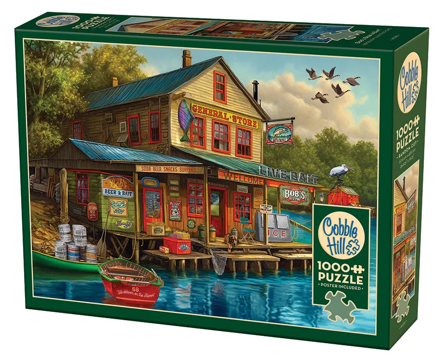 cobble-hill-1000-teile-bob-s-beer-bait-puzzle-angeln image 1
