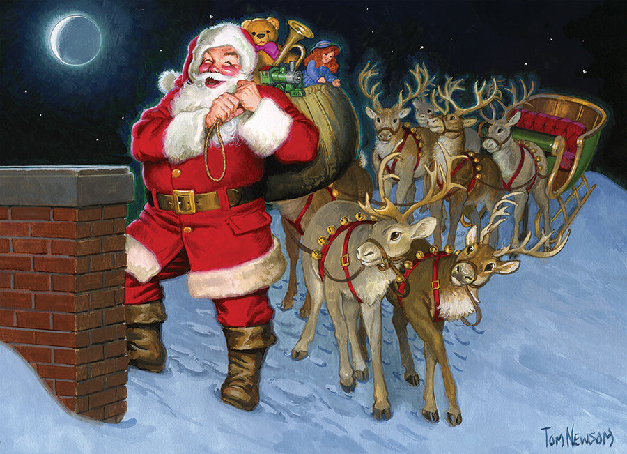 cobble-hill-500-piece-up-on-the-rooftop-puzzle-500-teile-weihnachten image 2