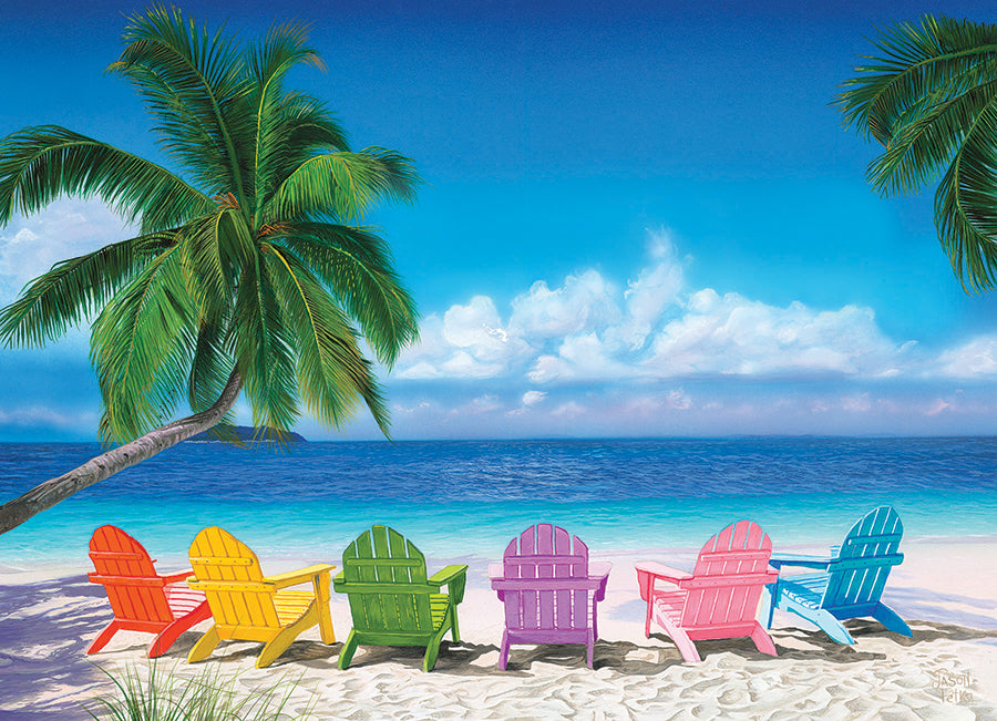 cobble-hill-paradise-1000-teile-puzzle-strand-palmen image 2