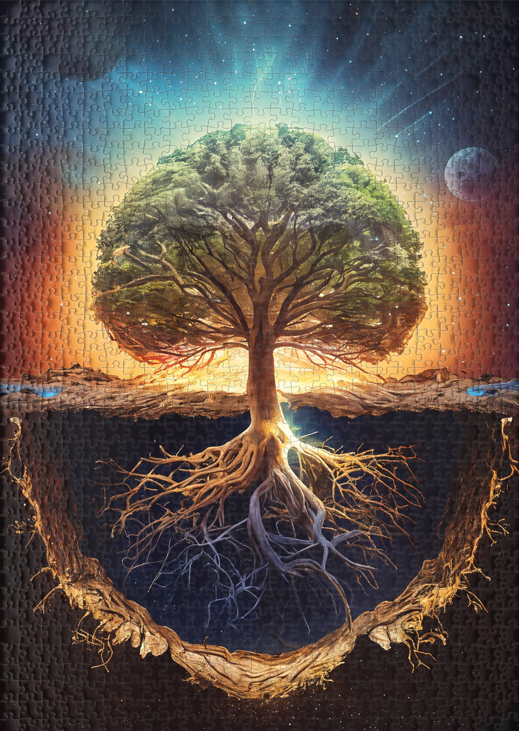 ulmer-puzzleschmiede-puzzle-1000-teile-yggdrasil-lebensbaum-f-r-erwachsene image 2