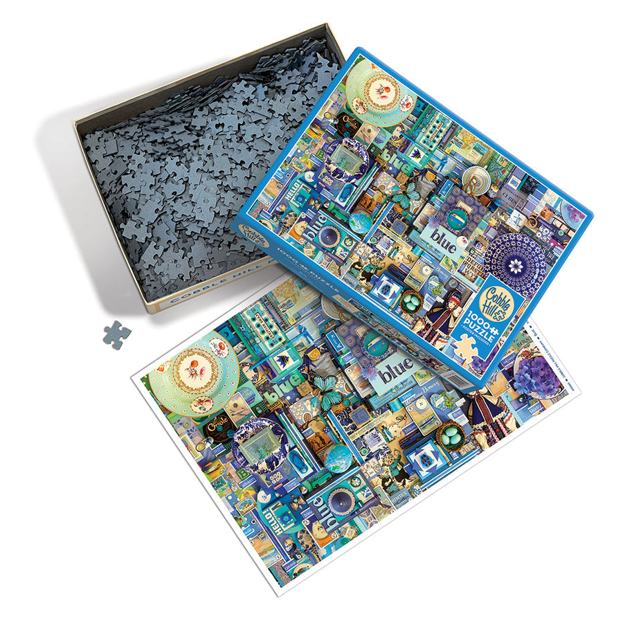 cobble-hill-blue-puzzle-1000-teile-blaue-collage image 3