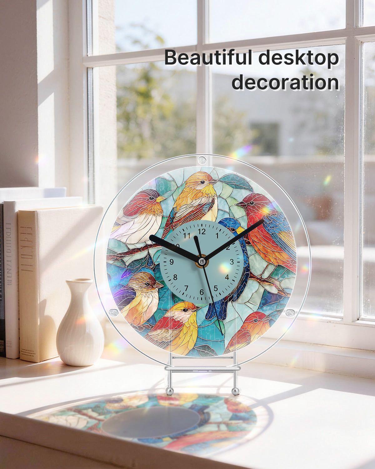 kaayee-clock-kit-birds-in-harmony-puzzle-uhr-regular-acryl-v-gel image 5