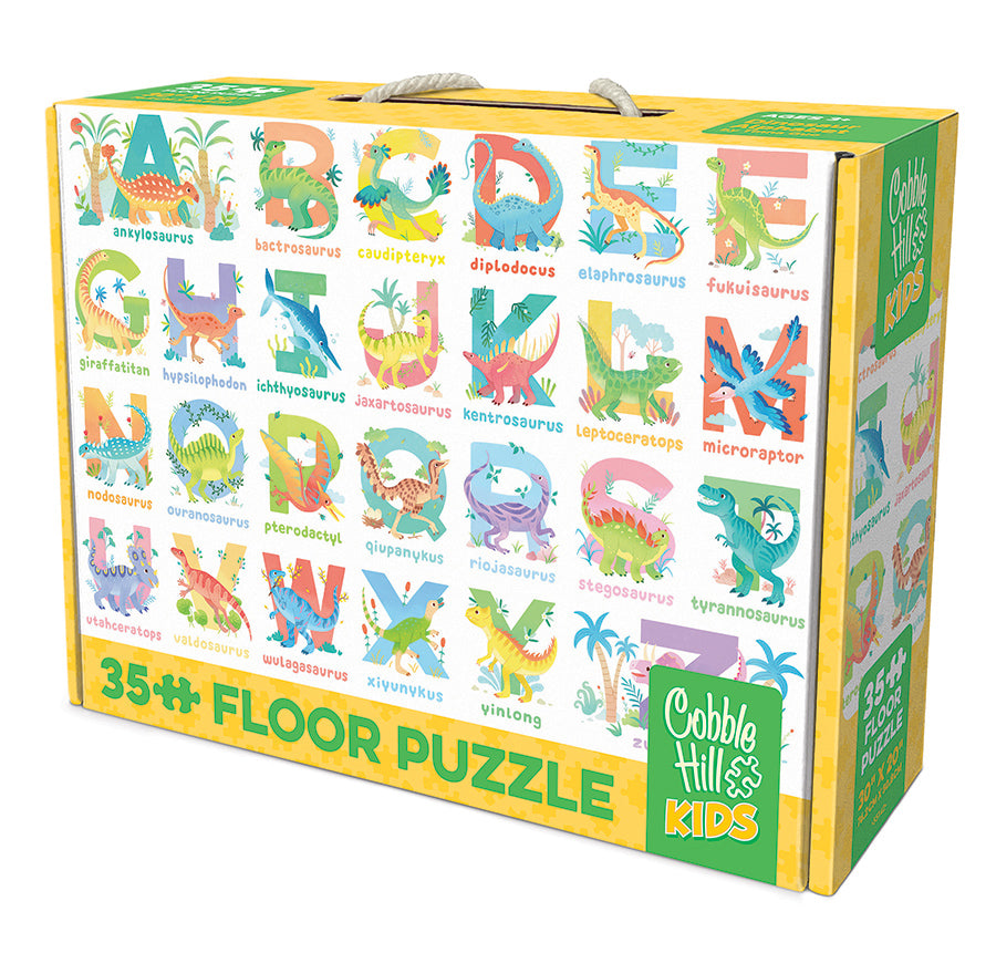 cobble-hill-floor-puzzles-dinosaur-alphabet-bodenpuzzle-35-teile-kinder image 5