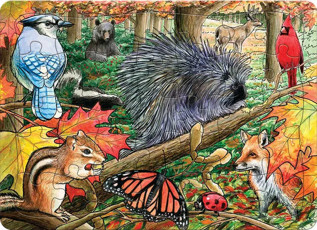 cobble-hill-tray-puzzles-eastern-woodlands-puzzle-35-teile-kinder image 1