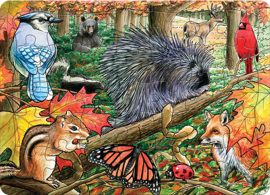 cobble-hill-tray-puzzles-eastern-woodlands-puzzle-35-teile-kinder image 1