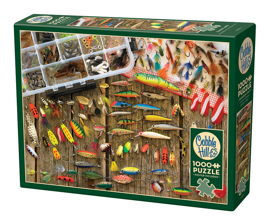 cobble-hill-fishing-lures-1000-teile-puzzle-angeln image 1