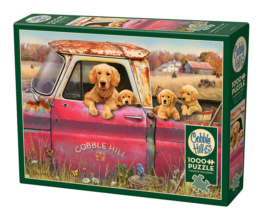 cobble-hill-1000-piece-cobble-hill-farm-puzzle-welpen image 1