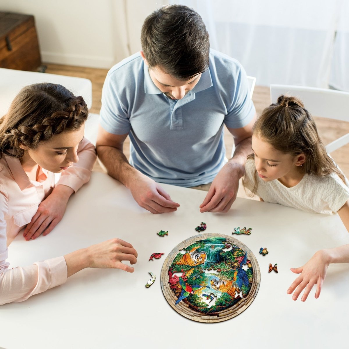 kaayee-wooden-puzzle-the-tiger-family-holzpuzzle-medium-tiger image 5