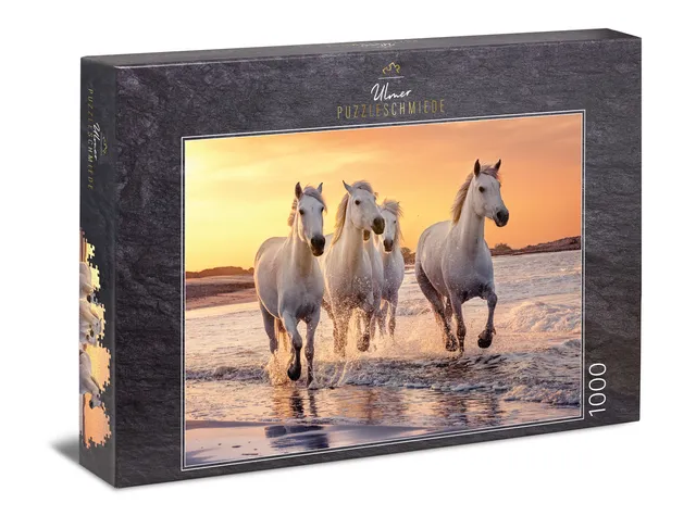 ulmer-puzzleschmiede-camargue-pferde-1000-teile-puzzle-pferde image 1