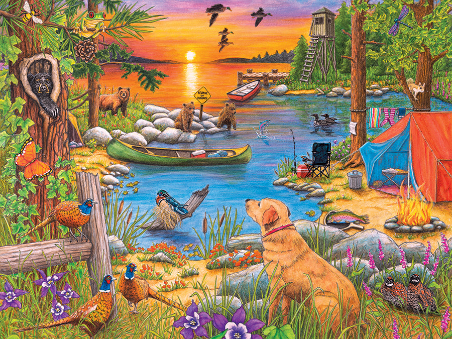 cobble-hill-easy-handling-275-camping-at-sunset-cove-puzzle image 2