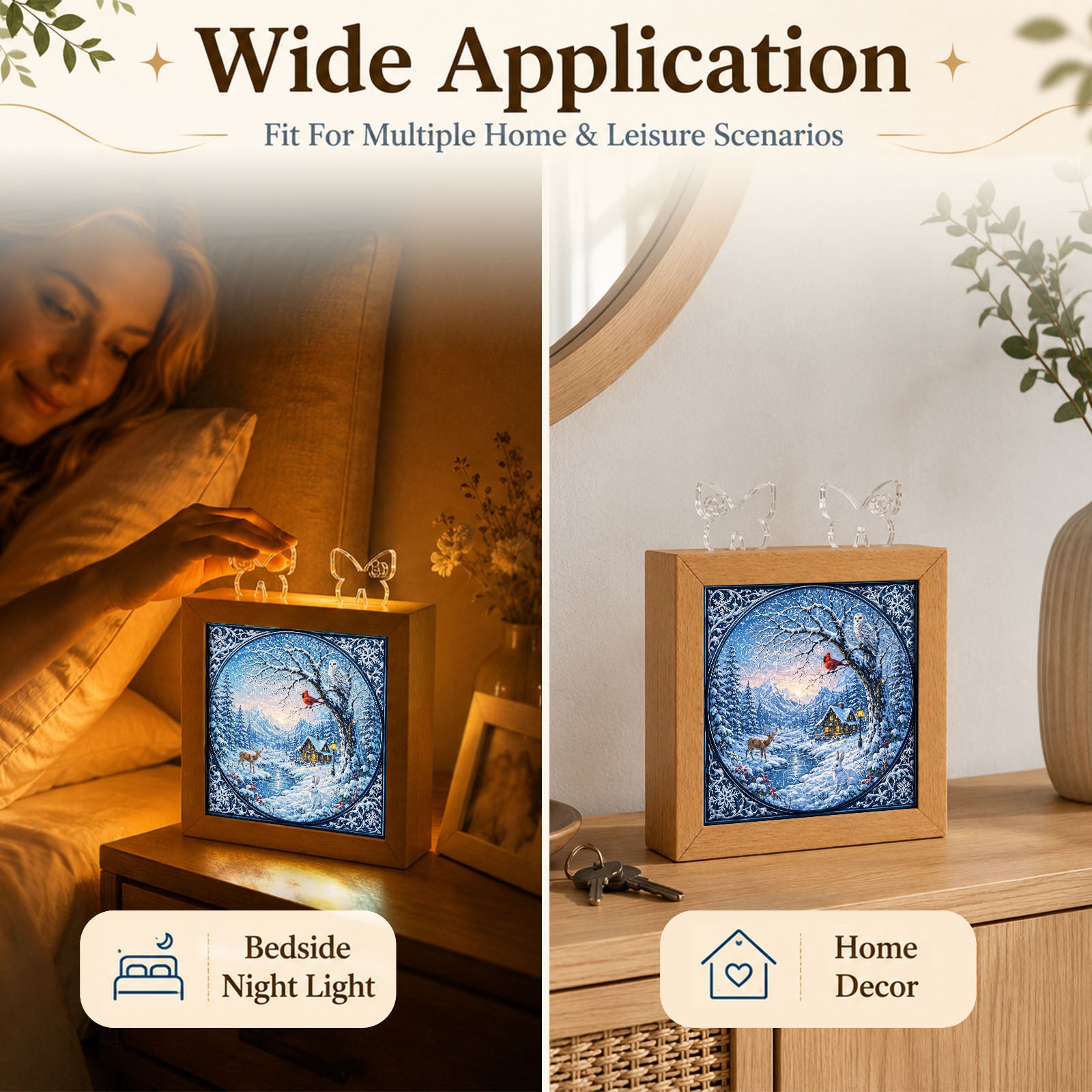 kaayee-winter-serenity-night-light-holzrahmen-acryl-winter image 3