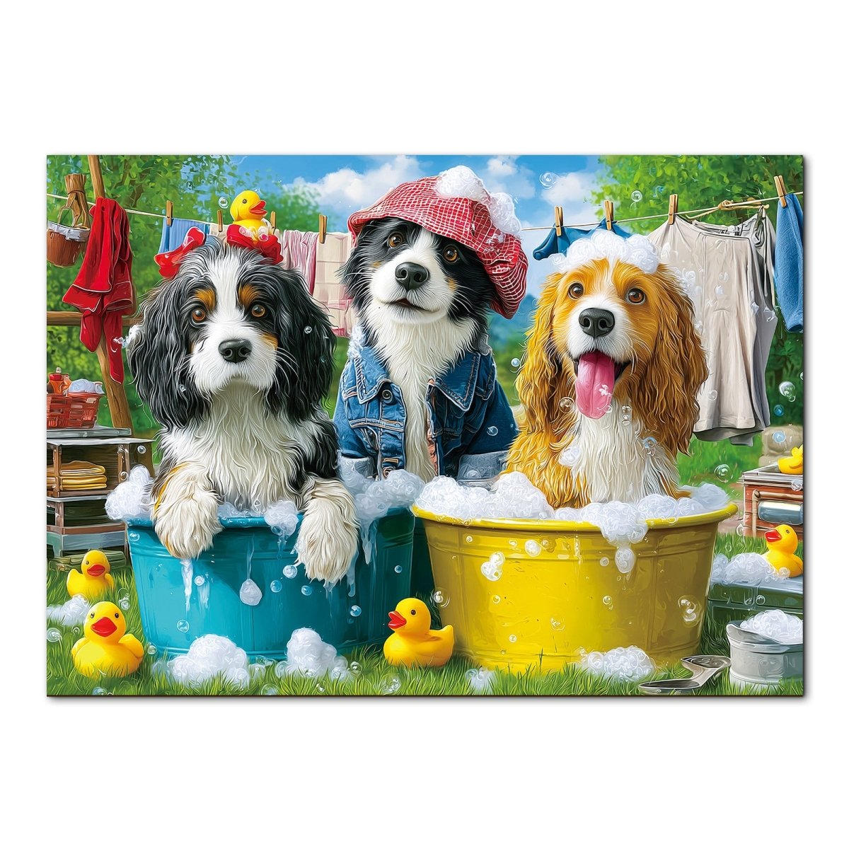 kaayee-cardboard-bubble-pup-squad-puzzle-1000-teile-standard image 1