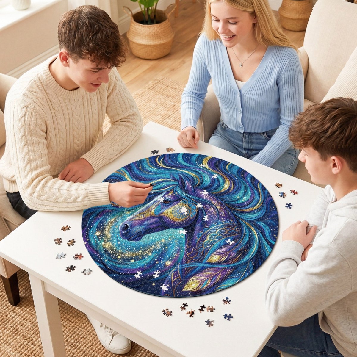 kaayee-celestial-violet-steed-1000-teile-puzzle-eco image 4