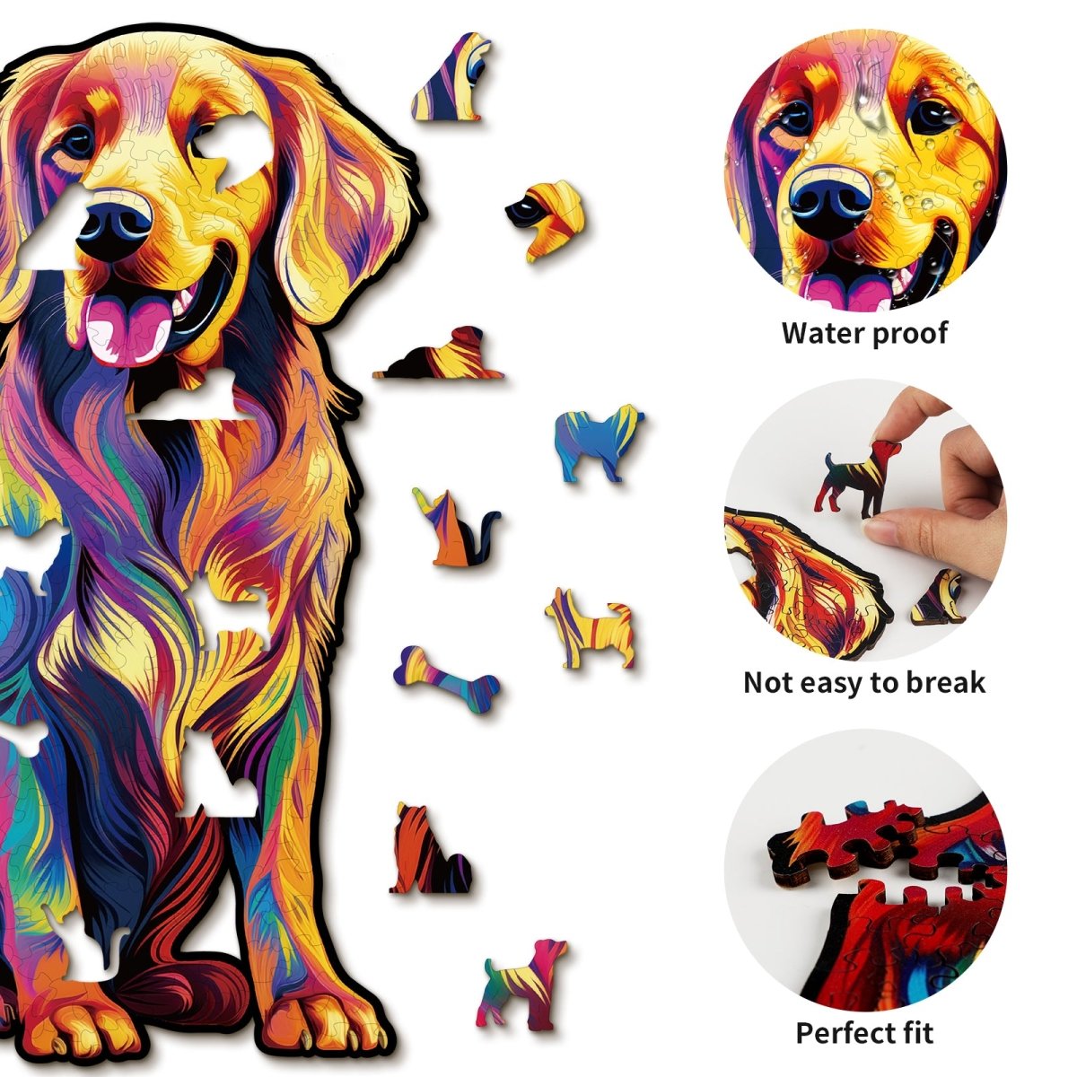 kaayee-wooden-puzzle-golden-retriever-holzpuzzle-medium-hund image 2