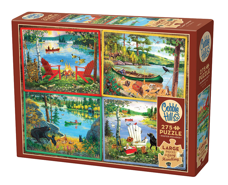 cobble-hill-easy-handling-275-cabin-country-puzzle-275-teile-see image 1