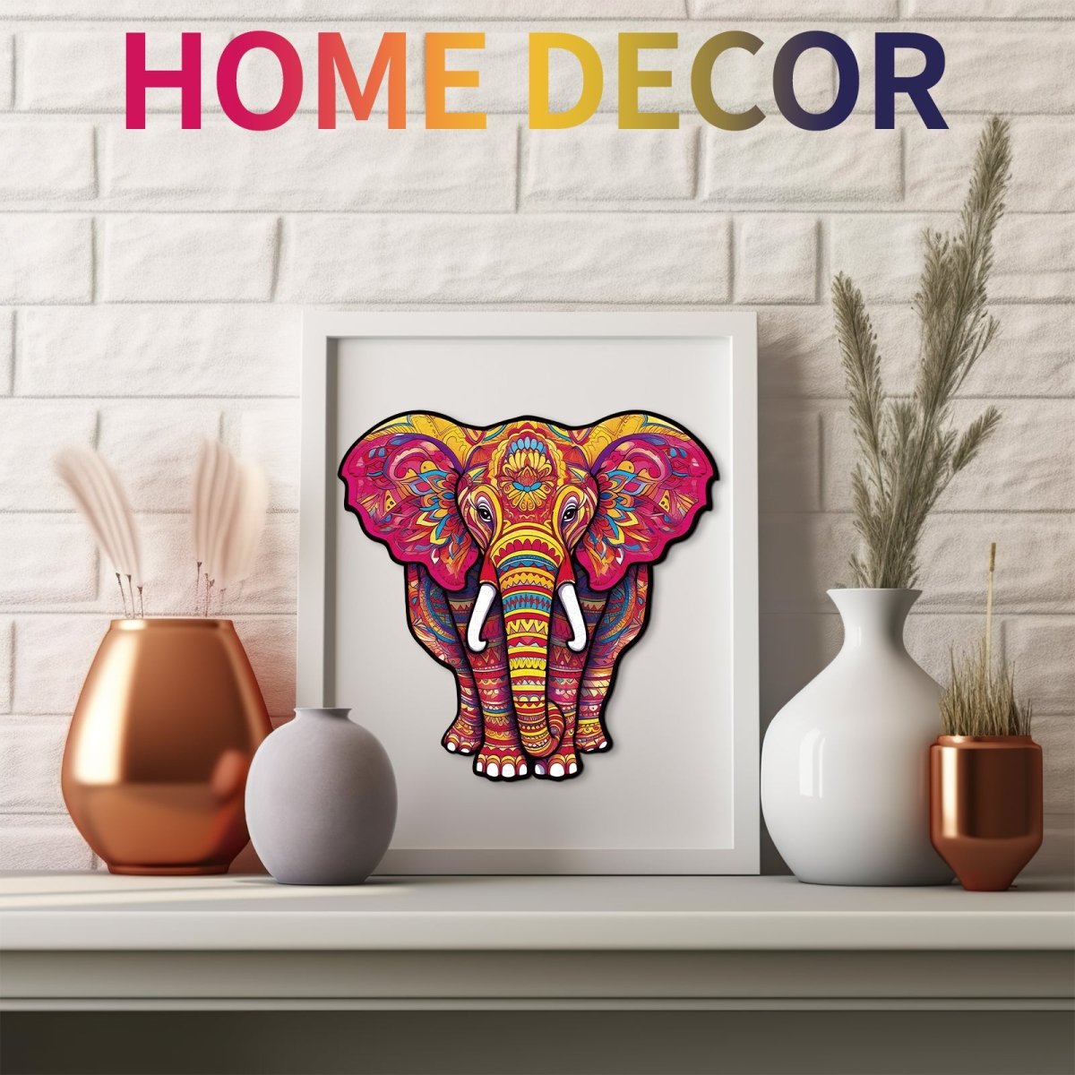 kaayee-wooden-mandala-elephant-holzpuzzle-mittel-bunt image 7