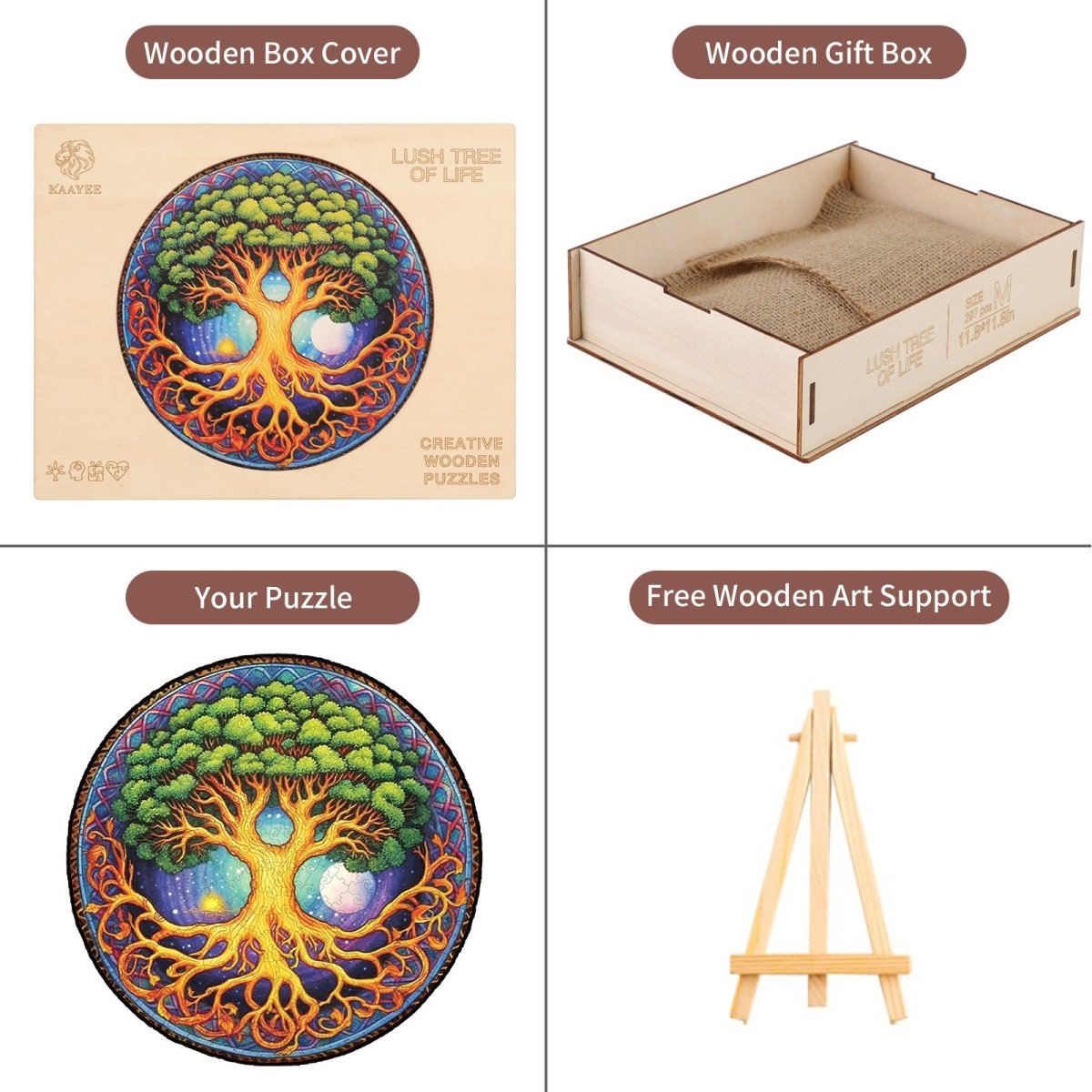 kaayee-wooden-puzzle-lush-tree-of-life-holzpuzzle-medium-rund image 3