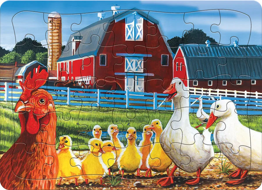 cobble-hill-tray-puzzles-dwight-s-ducks-puzzle-35-teile-bauernhof image 1