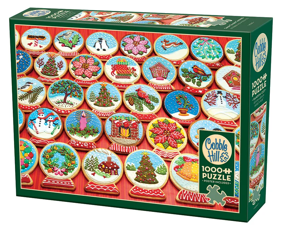 cobble-hill-1000-piece-snow-globe-cookies-puzzle-1000weihnachten image 1