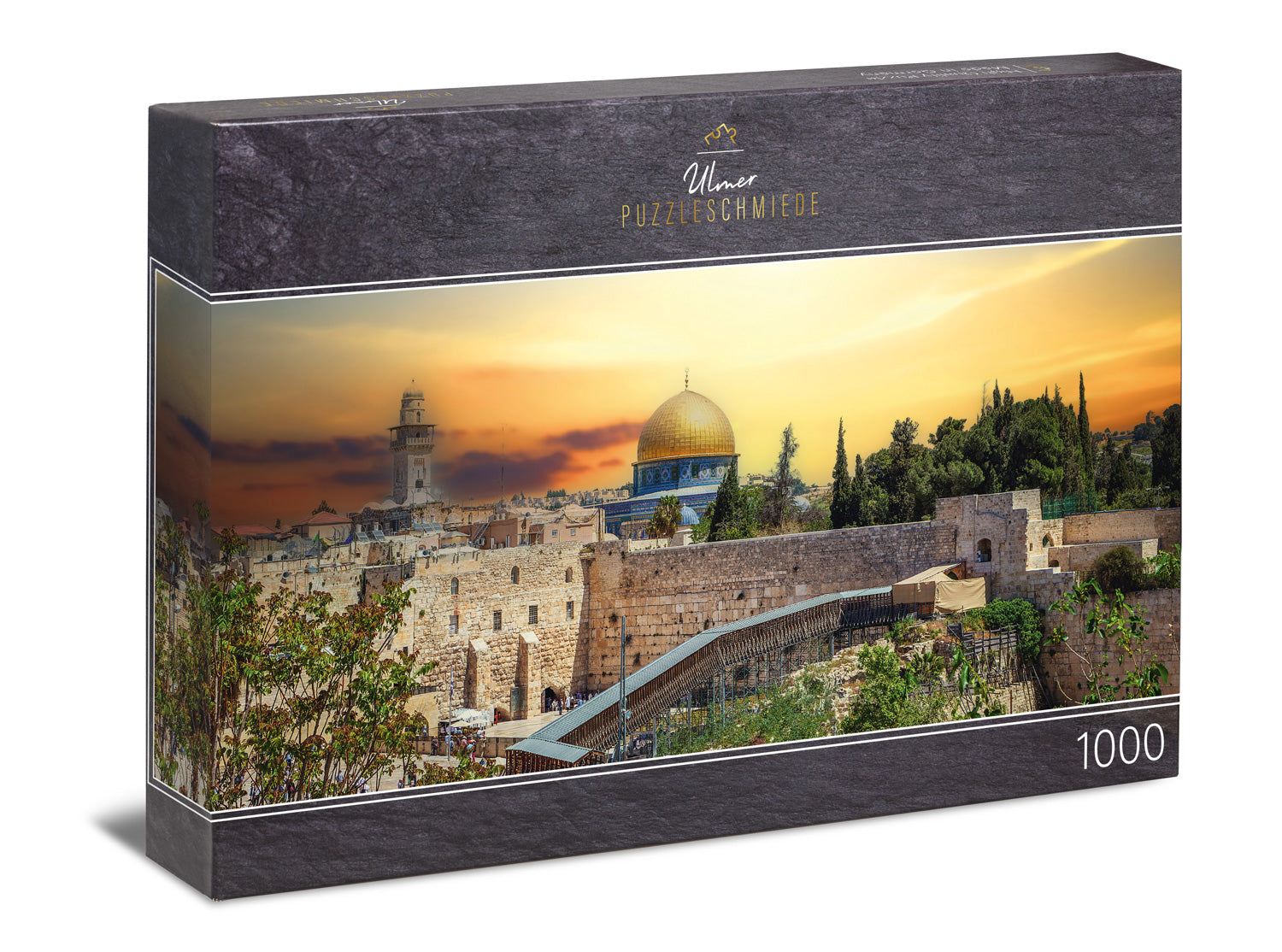 ulmer-puzzleschmiede-jerusalem-puzzle-1000-teile-panorama-stadt image 1