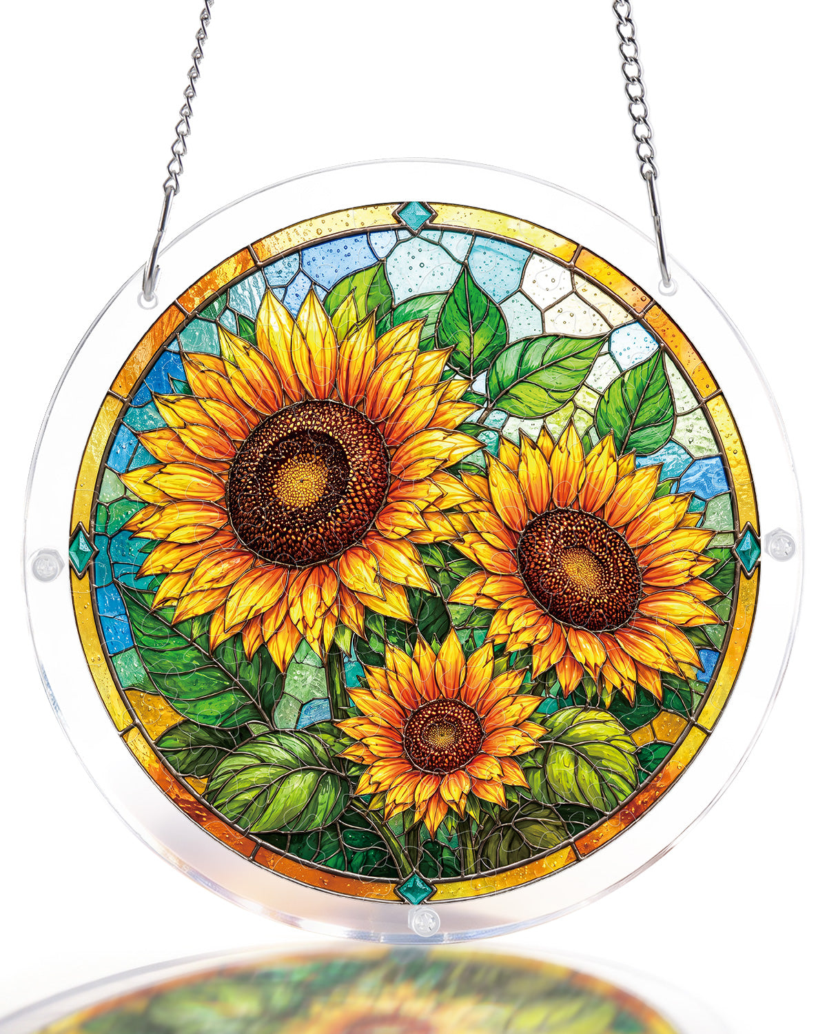 kaayee-suncatcher-sunflower-radiance-fensterbild-large-blume image 1