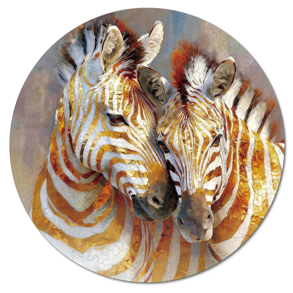 kaayee-wooden-puzzle-gilded-zebra-bond-holzpuzzle-medium image 1