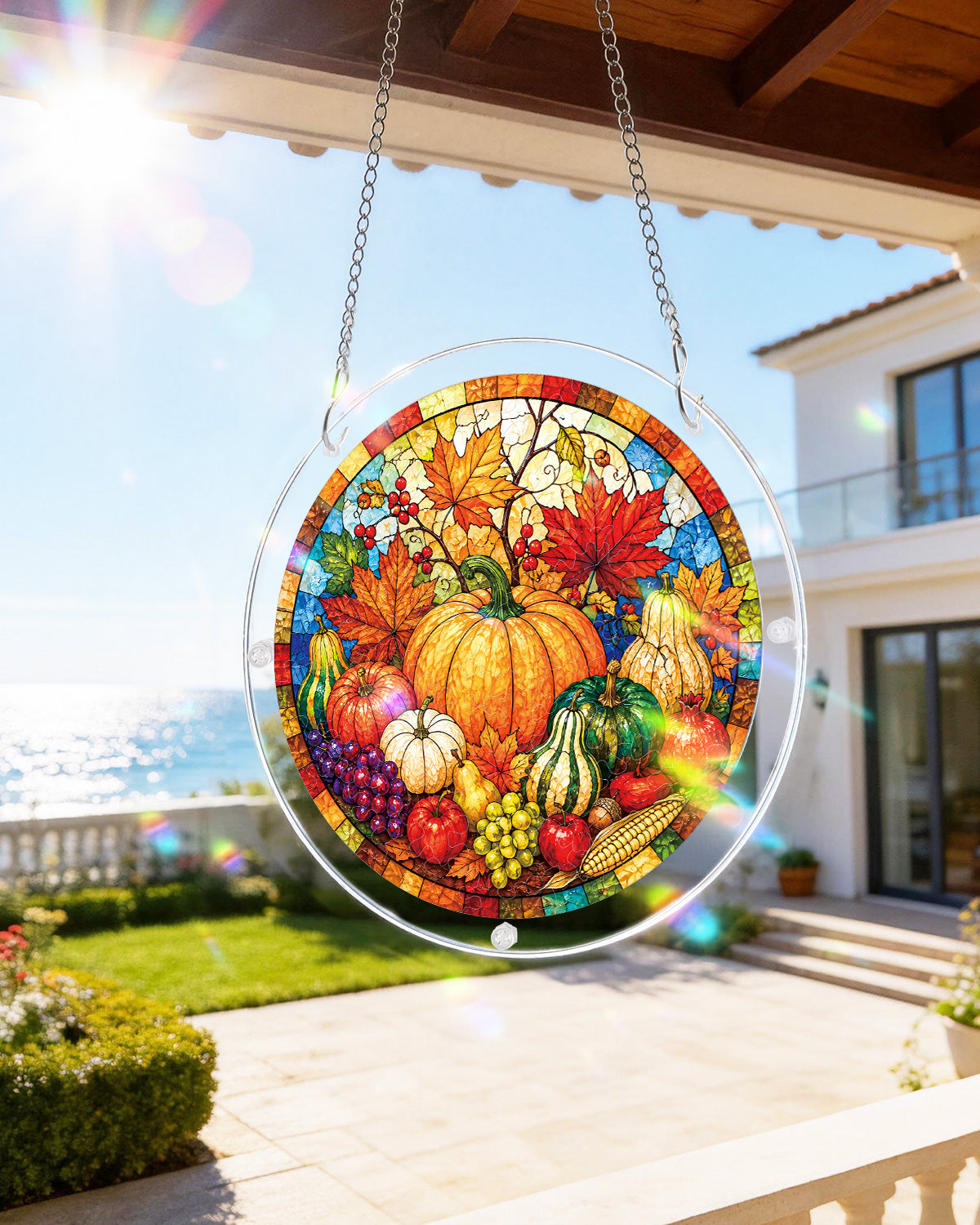 kaayee-suncatcher-puzzle-autumn-harvest-feast-small-18-8-cm image 8