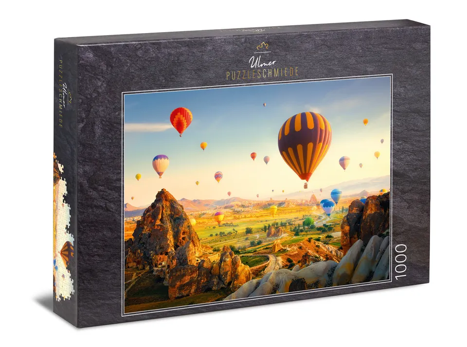 ulmer-puzzleschmiede-puzzle-1000-teile-m-rchenreise-ballons-kappadokien image 1