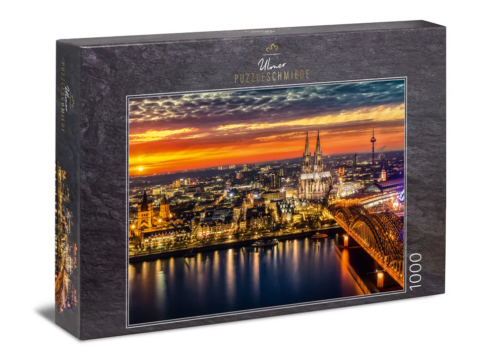 ulmer-puzzleschmiede-k-ln-am-abend-puzzle-1000-teile-dom image 1