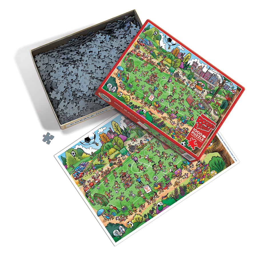 cobble-hill-doodletown-offside-antics-1000-teile-puzzle-fu-ball image 3