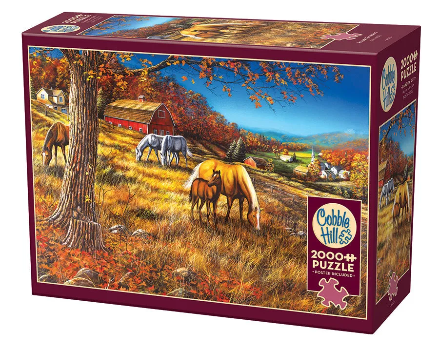 cobble-hill-hillside-gathering-2000-teile-puzzle-herbst image 1
