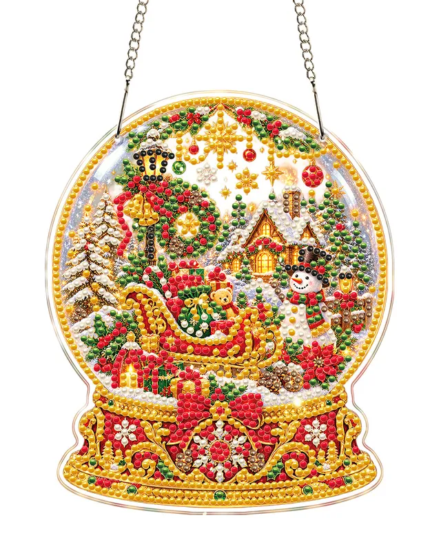 kaayee-suncatcher-puzzle-christmas-crystal-ball-20-cm-diy-kit image 1