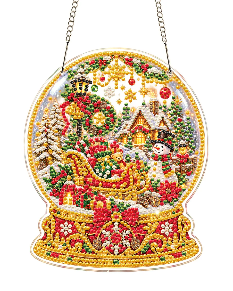 kaayee-suncatcher-puzzle-christmas-crystal-ball-20-cm-diy-kit image 1