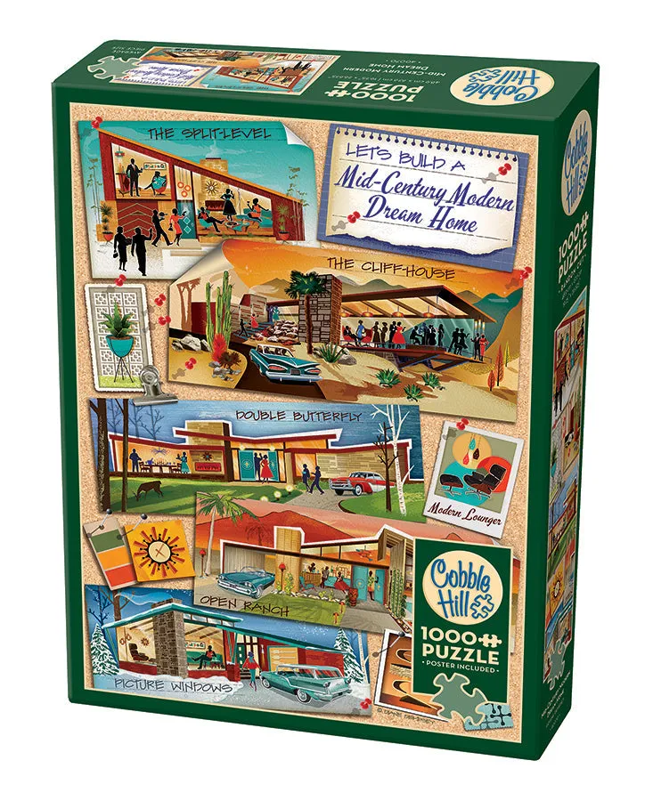 cobble-hill-1000-piece-mid-century-modern-dream-home-puzzle image 1