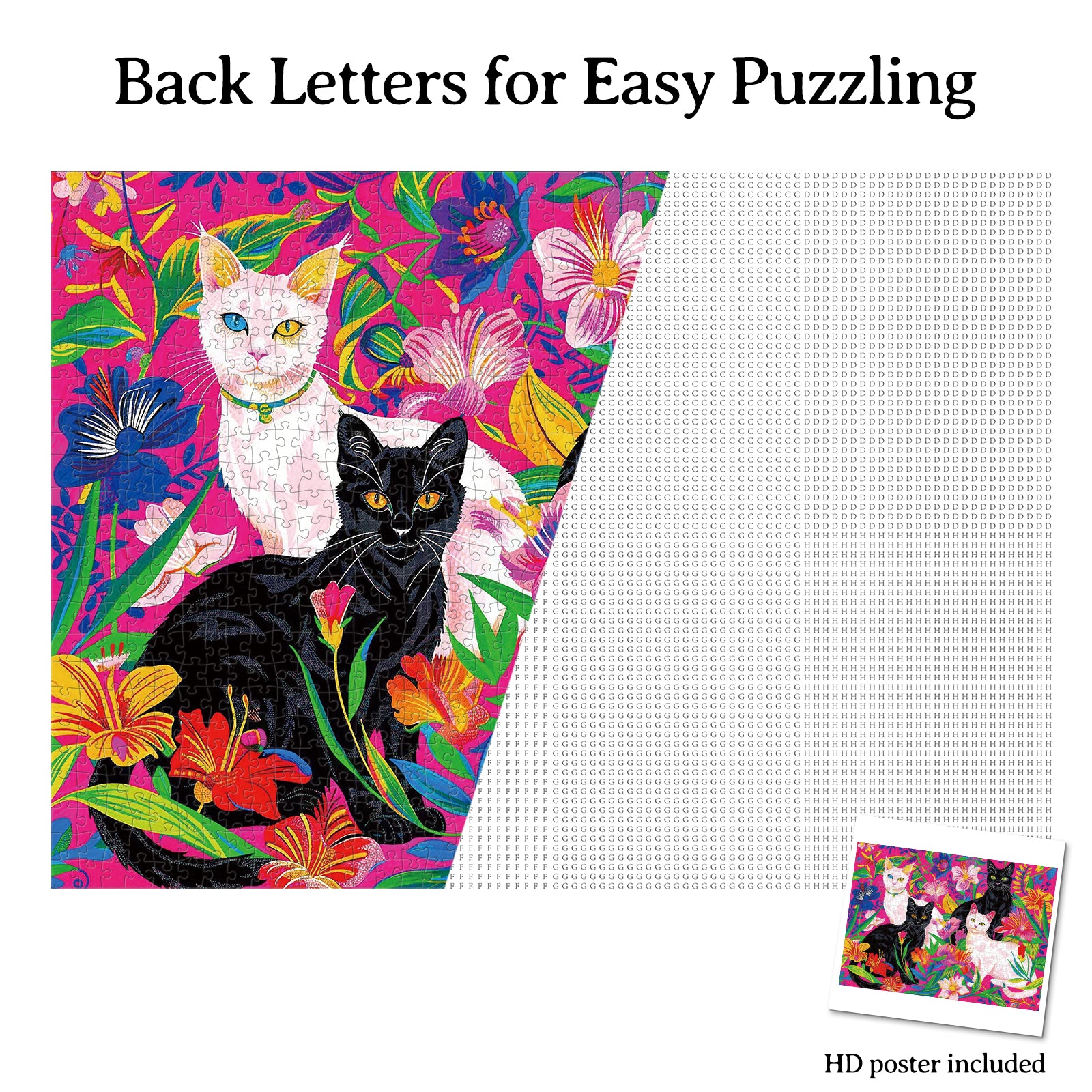 kaayee-cats-in-bloom-1000-teile-puzzle-eco-white-board image 8
