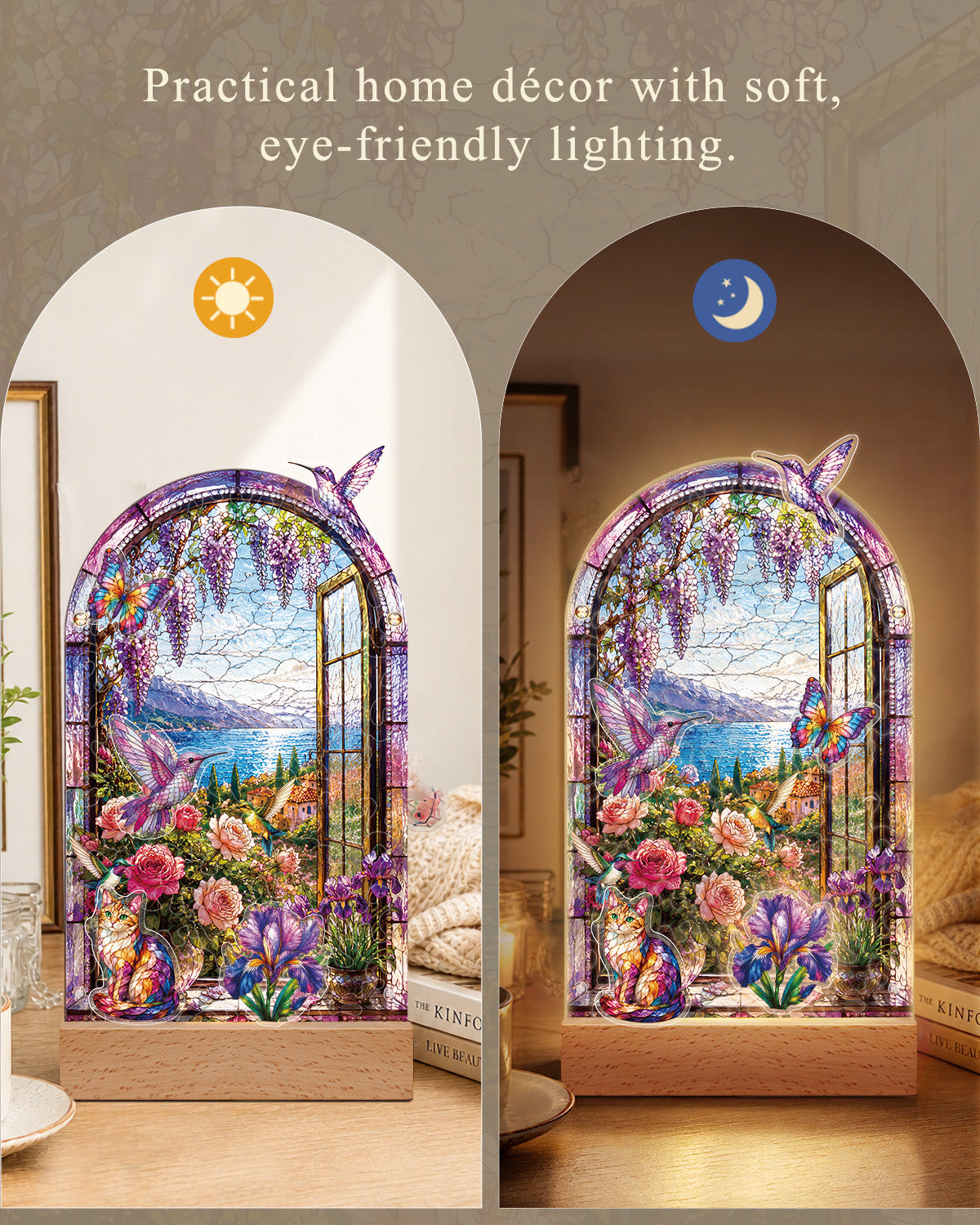 kaayee-violet-garden-retreat-nachtlicht-acryl-puzzle image 8