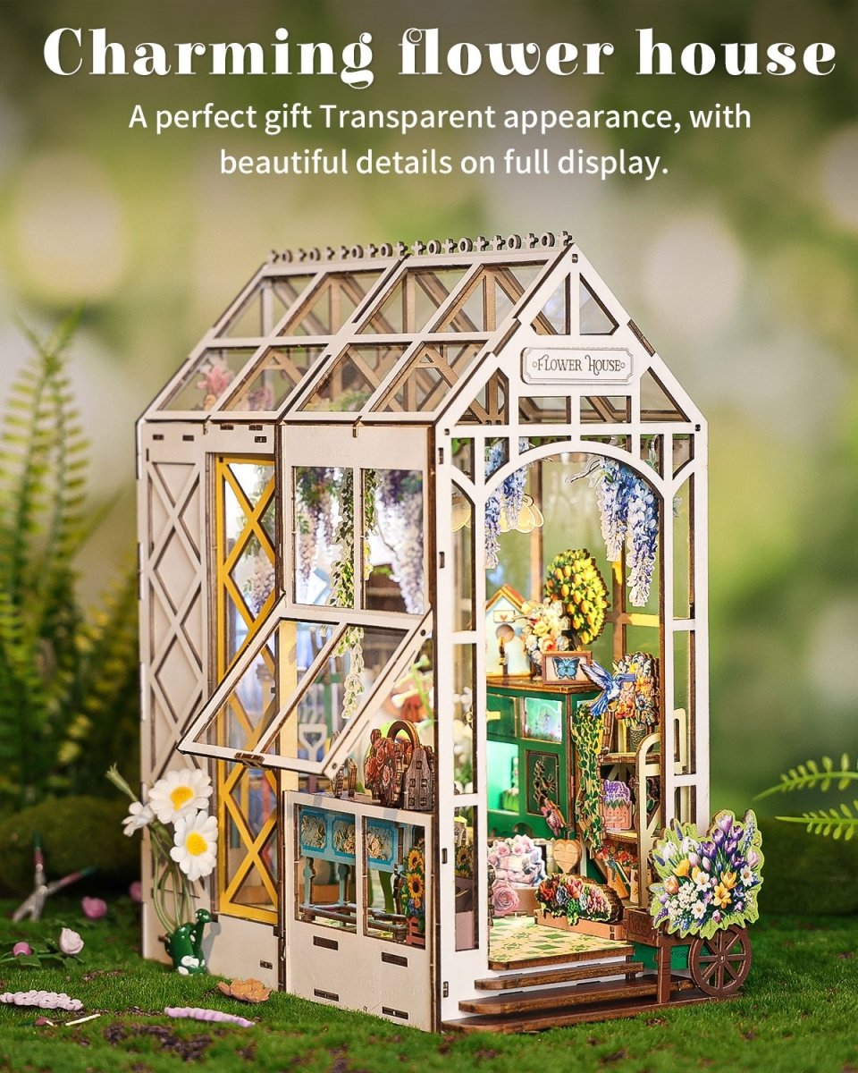 kaayee-book-nook-kit-flower-house-booknook-gew-chshaus-led image 7