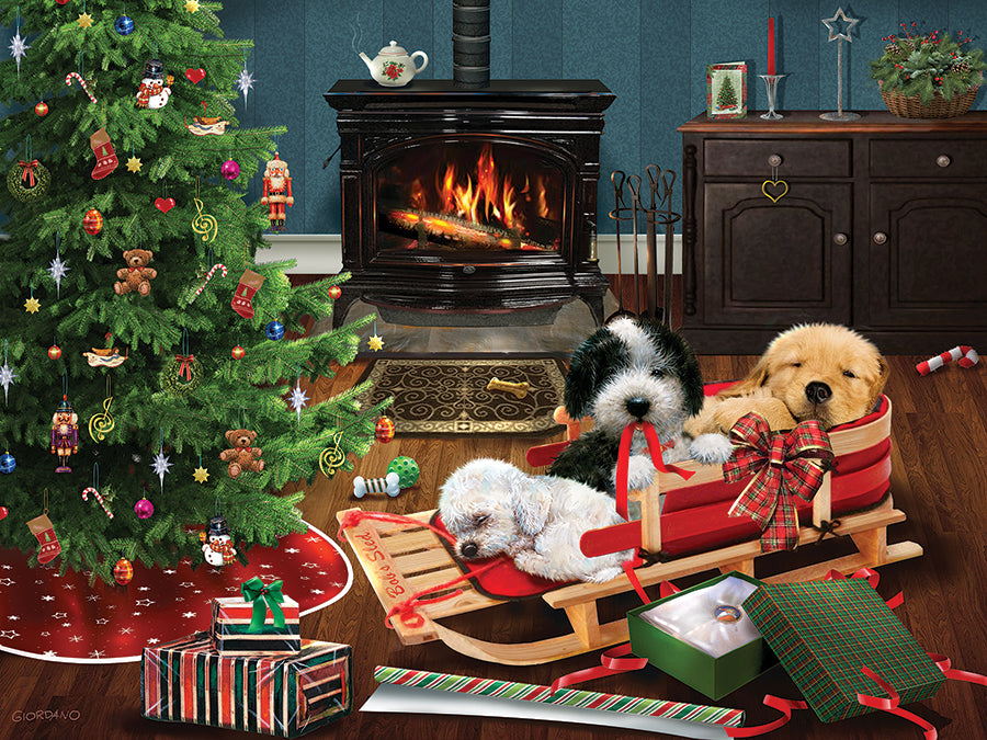 cobble-hill-best-christmas-gift-puzzle-275-teile-hunde image 2