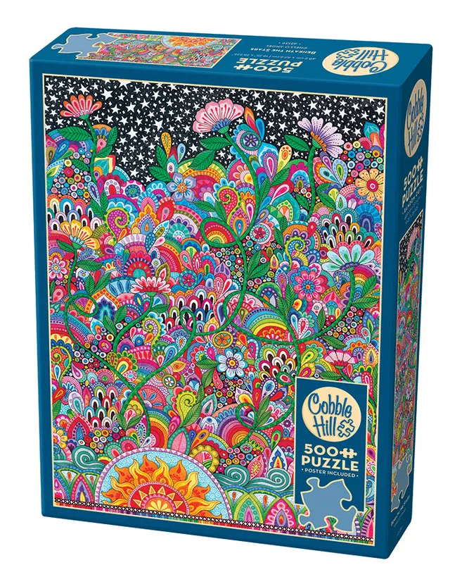 cobble-hill-500-piece-beneath-the-stars-500-teile-puzzle-bunt image 1